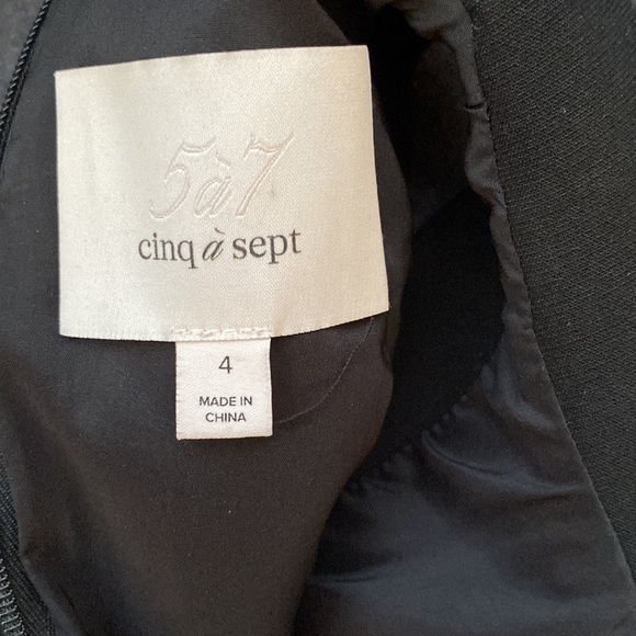 Cinq A Sept, 4, Ava mini dress, grommet lined, high neck, perfect & NWOT!! - Picture 10 of 12